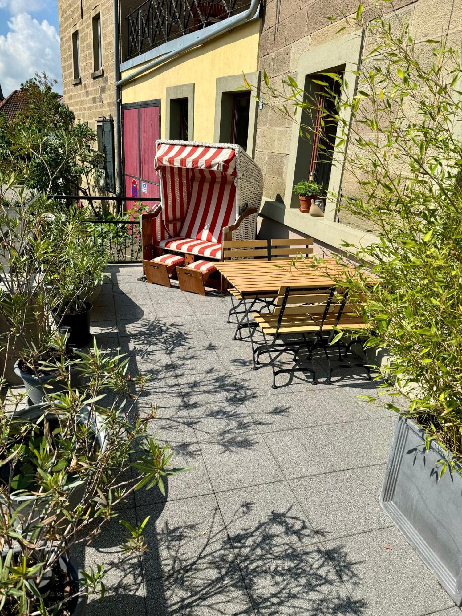 Gemütliches Apartment im ruhigen Innenhof Prichsenstadt Exterior foto